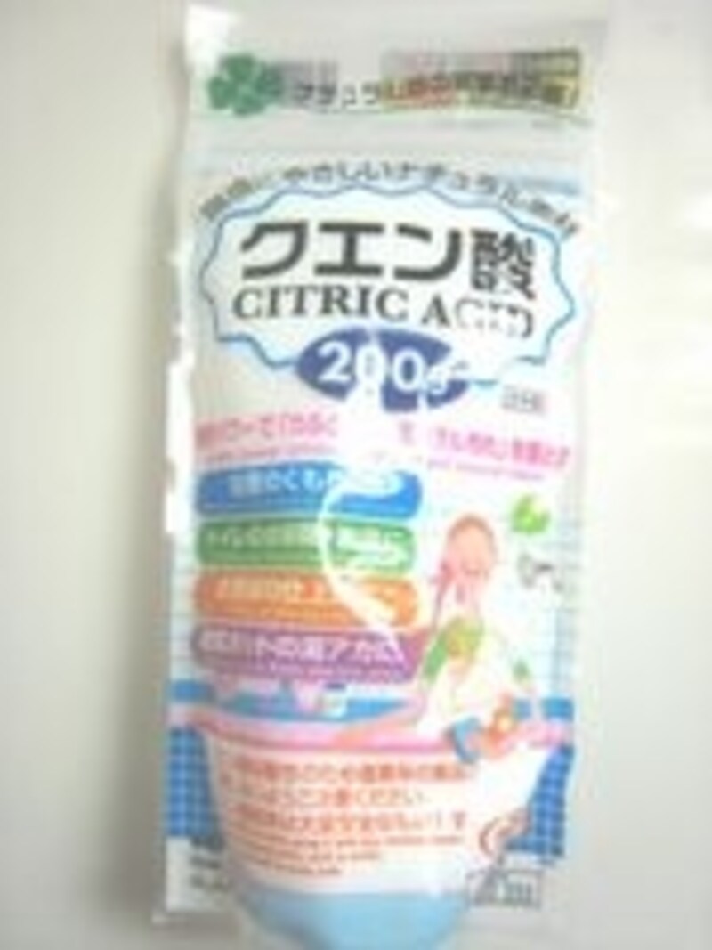 掃除用のクエン酸は100円ショップでも入手できます。