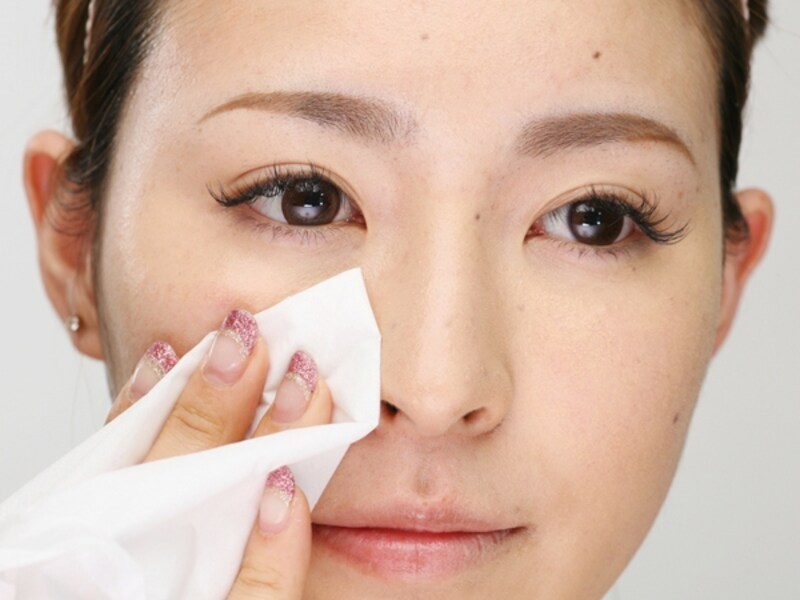 小鼻まわりはしっかりと