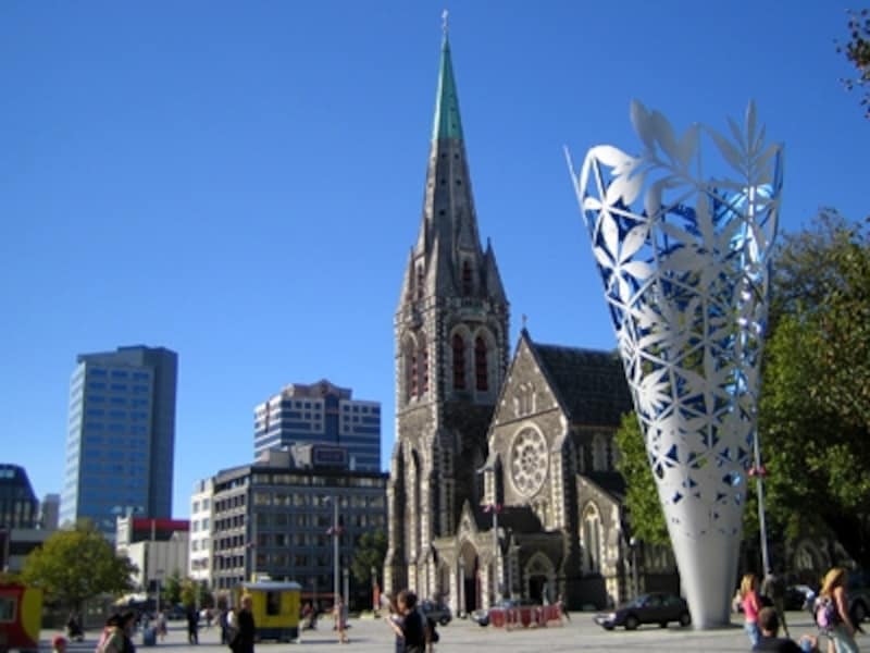 クライストチャーチのシンボル大聖堂