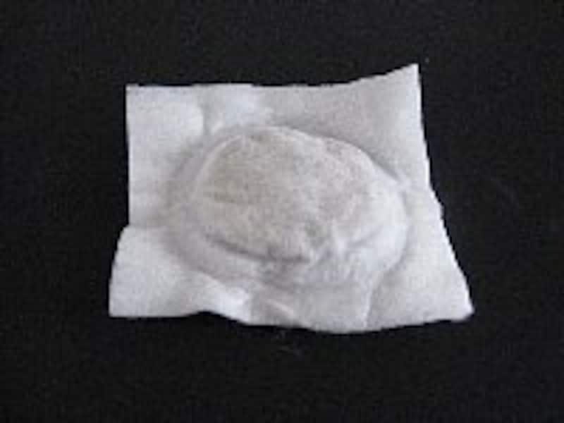 リング跡が付いている部分が汚れでグレーに