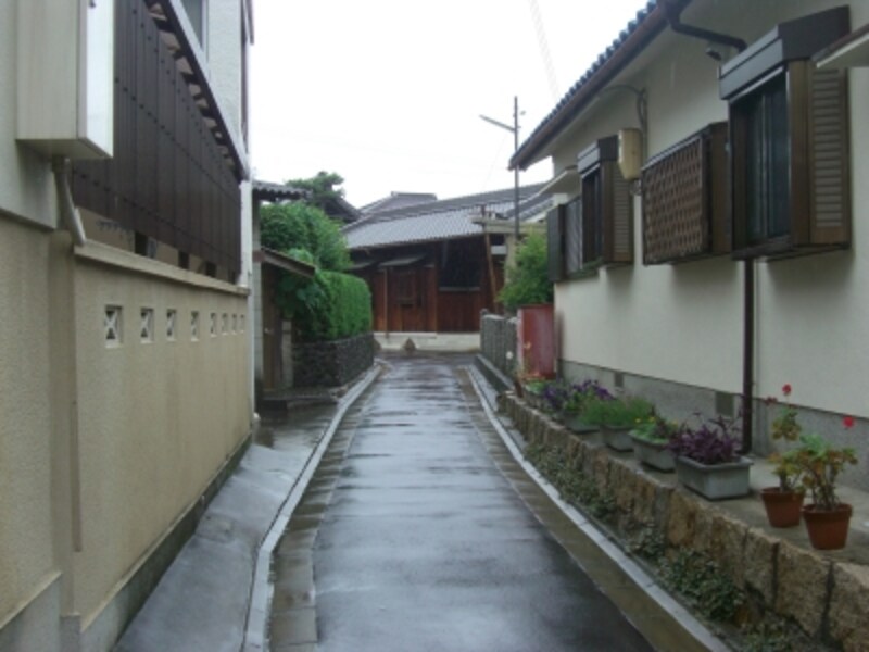 周辺の道を熟知している住民の軽トラがたまに走るのが驚き