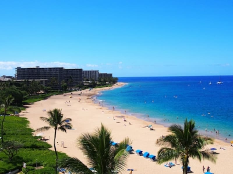 全米No.1に輝いた白砂のカアナパリビーチ