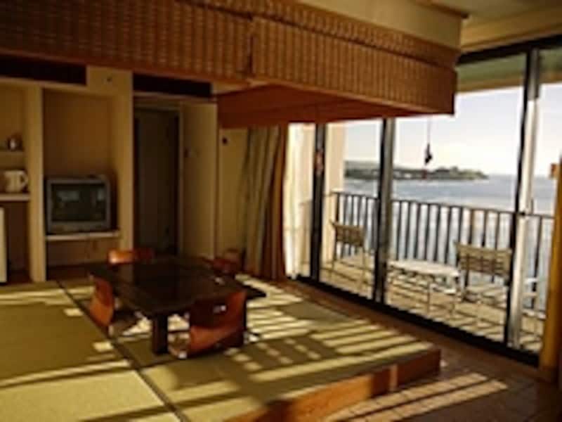 畳のスイートは家族連れにもおすすめ。グアム・リーフ・ホテル