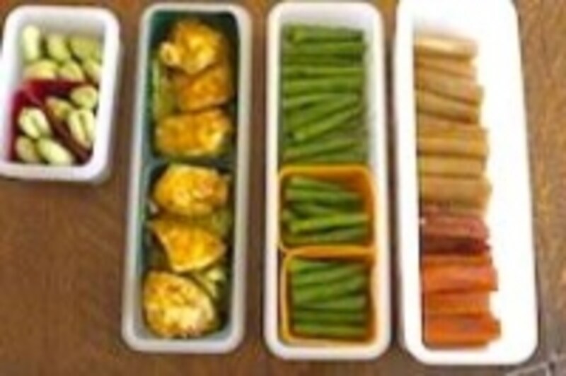 食材のモジュールも最初から合わせて作って保存しておきます。