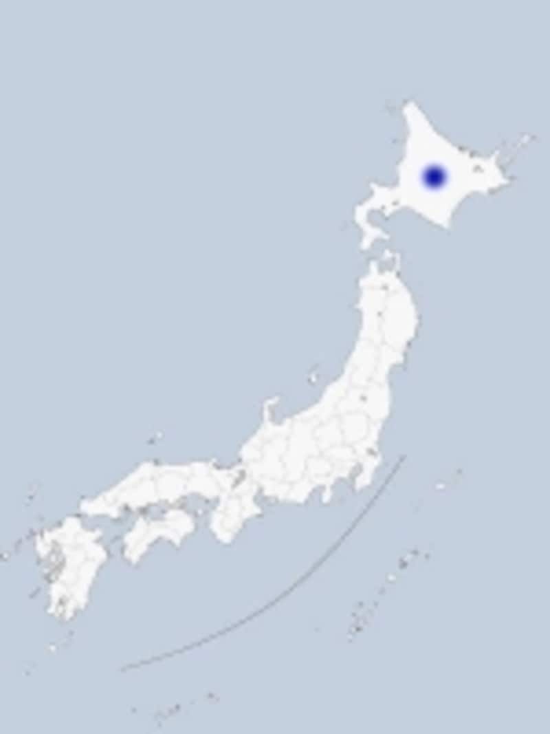 美瑛・富良野の地図