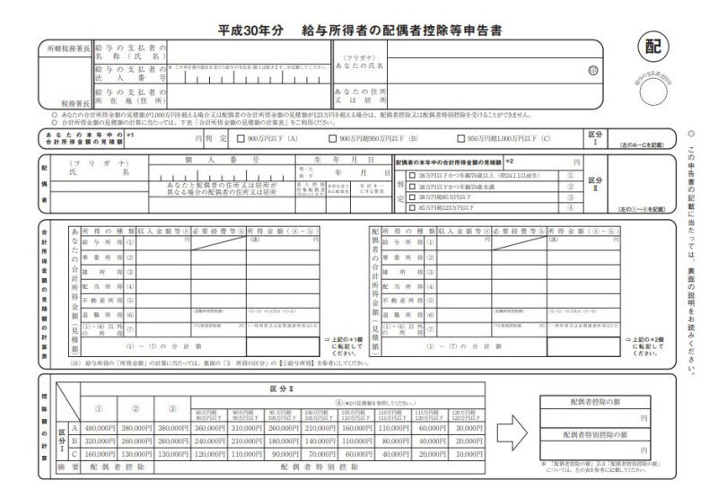 配偶者控除とは 38万円控除の条件は 2018年以降の年末調整変更点