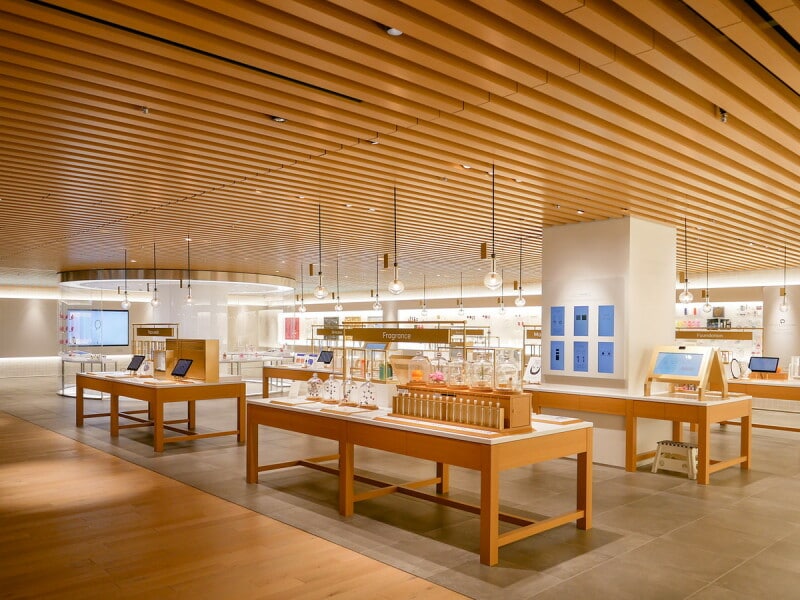 ユニークな展示や体験コンテンツを通して美のヒントに出会う「S/PARK Museum」(2021年12月8日撮影)