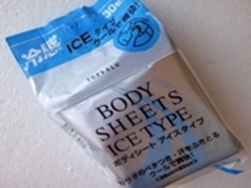 イオン　トップバリュのボディーシート　アイスタイプ　30枚入り348円