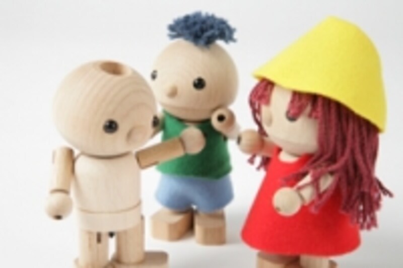 自分の好きな人形に簡単に変身させることができます