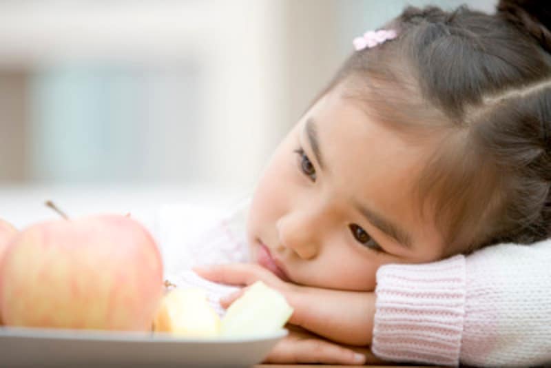 赤ちゃんが風邪をひいたときの離乳食 すすりりんごのレシピを紹介 離乳食 All About