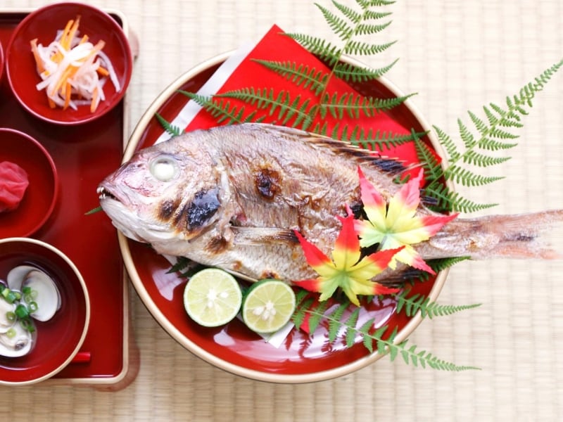 お食い初めの献立レシピ・鯛