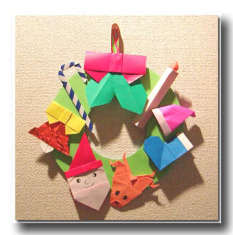 折り紙で作るクリスマスリース 早期教育 幼児教育 All About