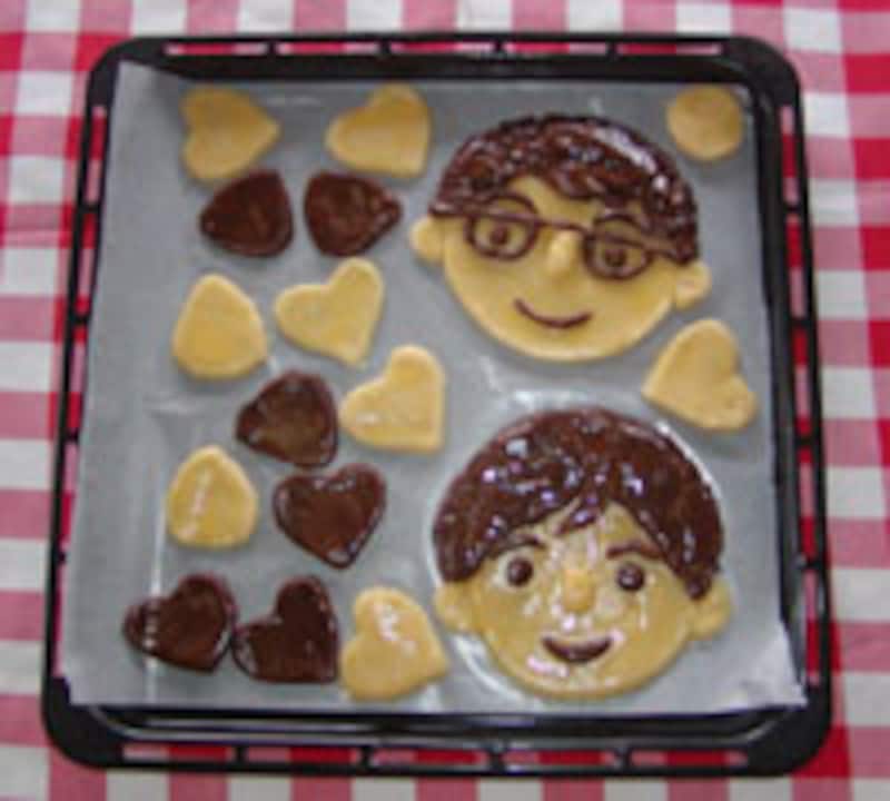 クッキーで顔を作るレシピ 父の日に顔クッキーをお菓子作り 子供の行事 お祝い All About