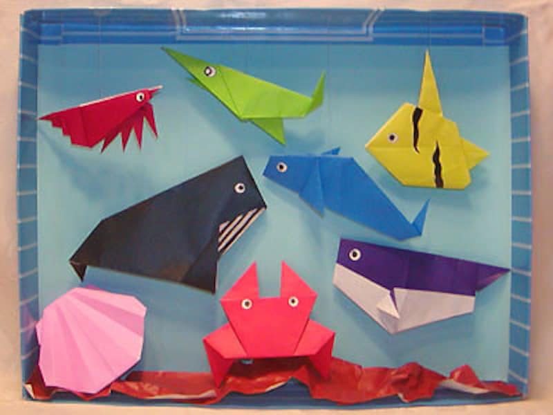 折り紙の工作を自由研究で 海を作ろう 早期教育 幼児教育 All About