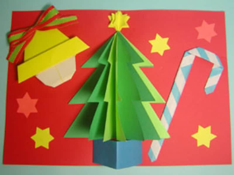 クリスマスカードを手作りで 飛び出すカードの簡単な作り方 工作 自由研究 All About