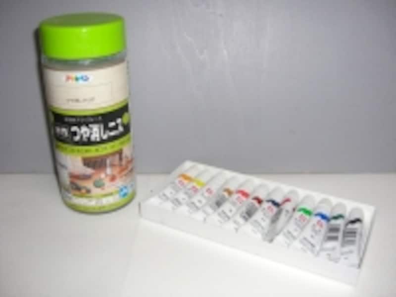 水溶性ニスを上塗りしましょう