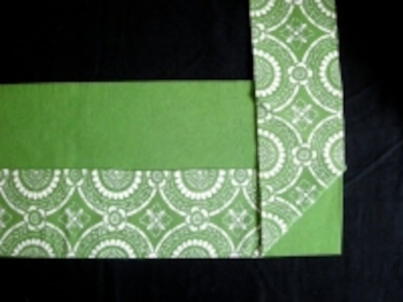 まずは上へ流す