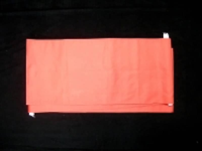 帯の折目を防止する