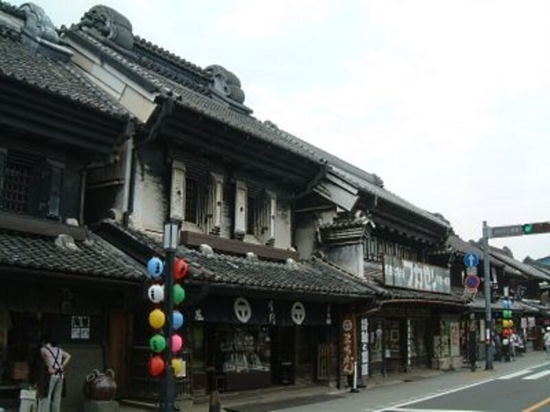 川越・蔵造りの町並み(1)