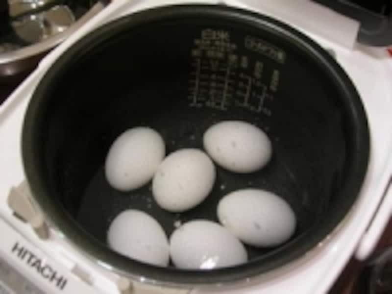 温泉卵をはじめ、いろいろな調理が楽しめる