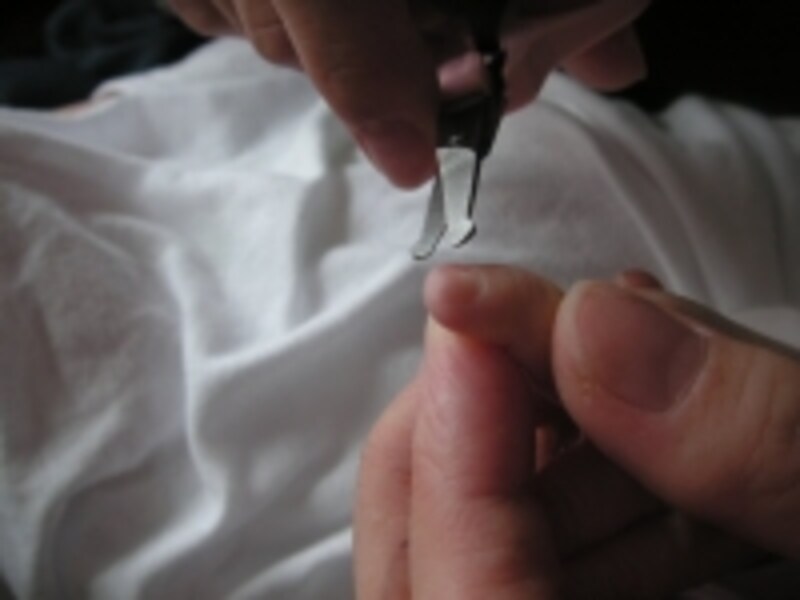 最初はなかなかカーブをつけて切るのは難しい