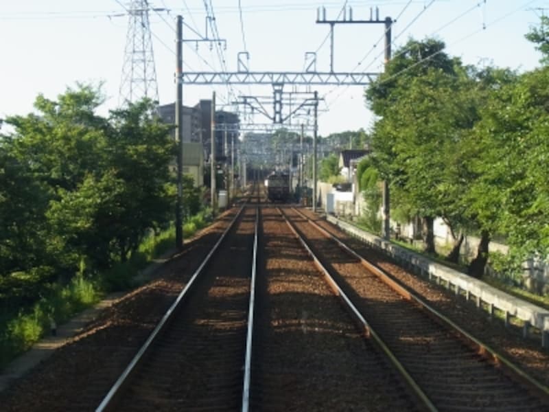 宝塚と西宮北口の中間あたりである小林界隈ののどかさもこの辺り迄