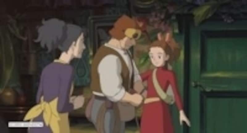 「借りぐらし」の最後の生き残り? 家族3人肩寄せ合って暮らす(映画『借りぐらしのアリエッティ』より)