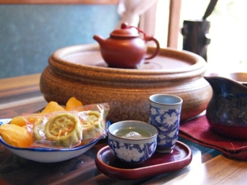 台北郊外にある猫空の茶芸館、縁續縁景観茶坊