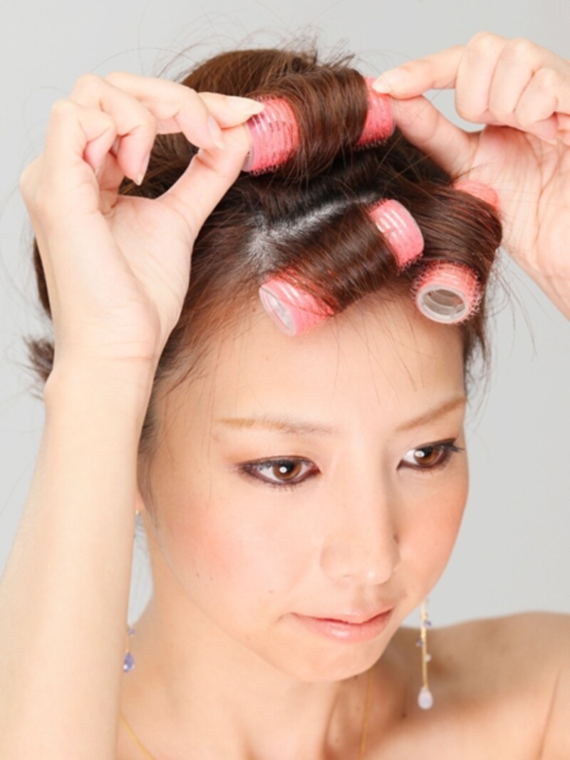 ふんわりさせたいので３つにわけて巻く