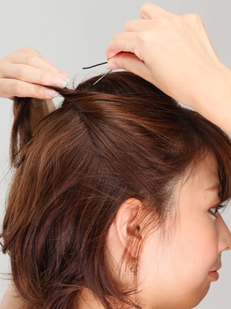 こめかみはタイトにするとキレイ