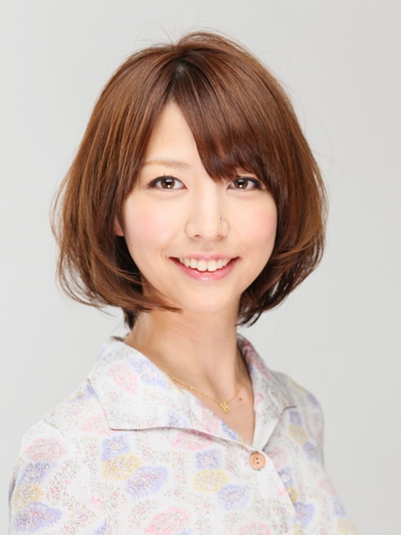 あごラインのレイヤーボブ