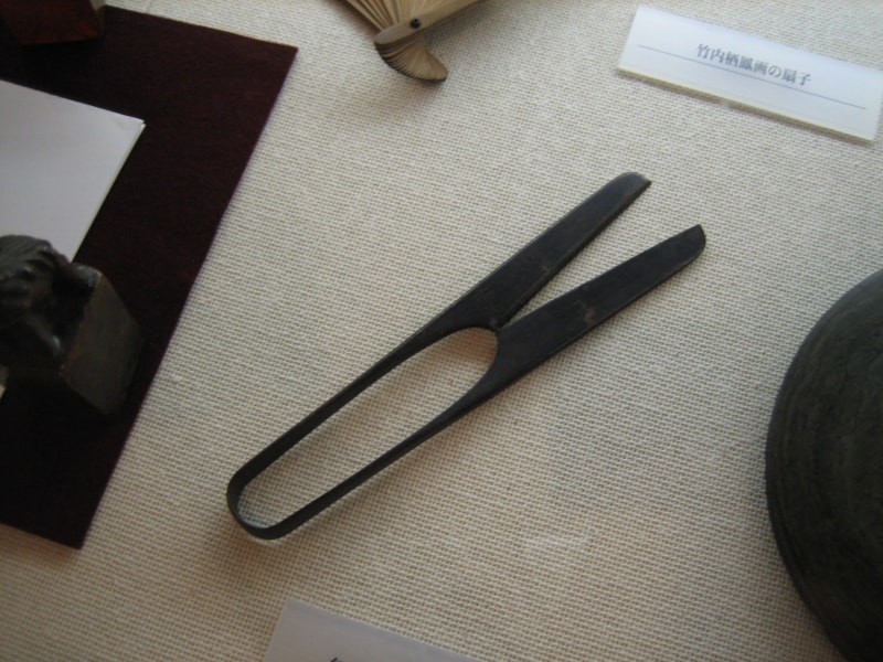師匠・尾崎紅葉からもらったはさみ