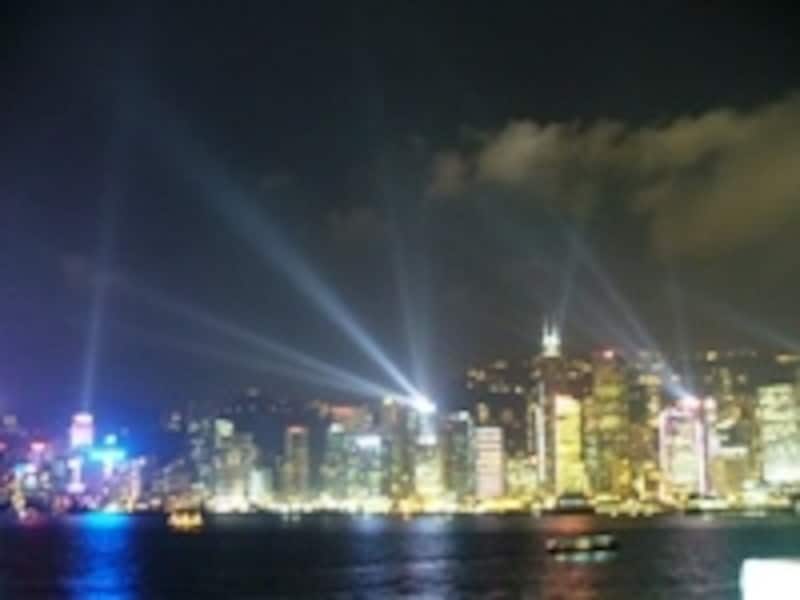 シンフォニー・オブ・ライツは毎晩20時から（雨天中止）