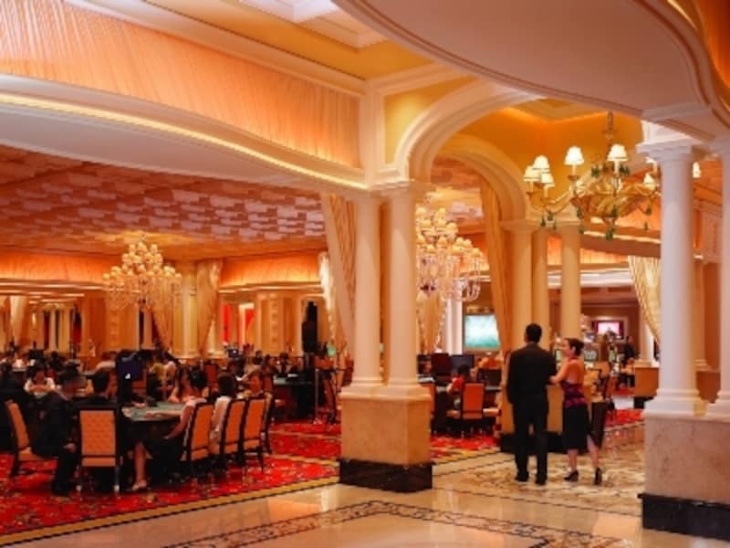 センスのよさを感じるカジノ。 (c) Wynn Macau