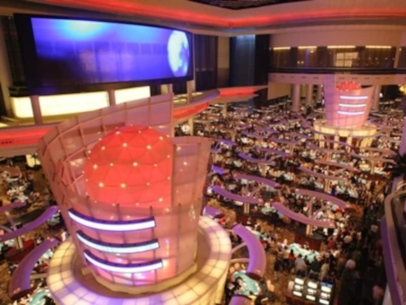 風水で金運を呼び込みやすい設計にって入るという。 (c) Sands Macao