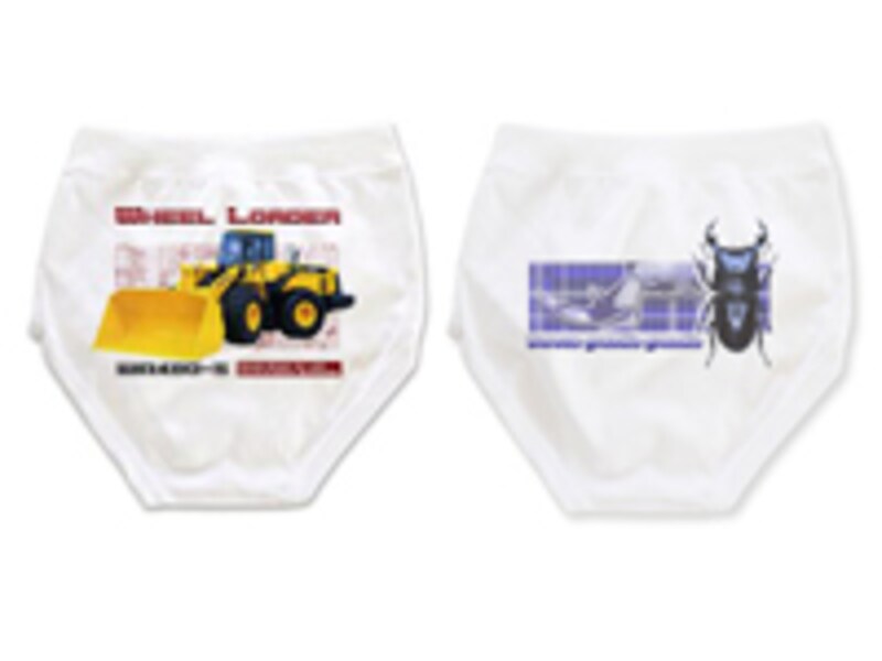 働く車やムシキングは、男の子の大好きなキャラクター。