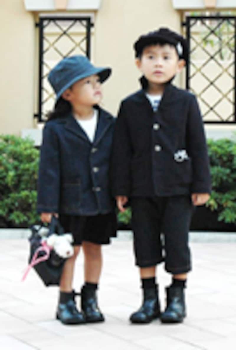 入園入学式準備に、ベビー子供服フォーマルを手作り!選ぶ生地で雰囲気が変わります!