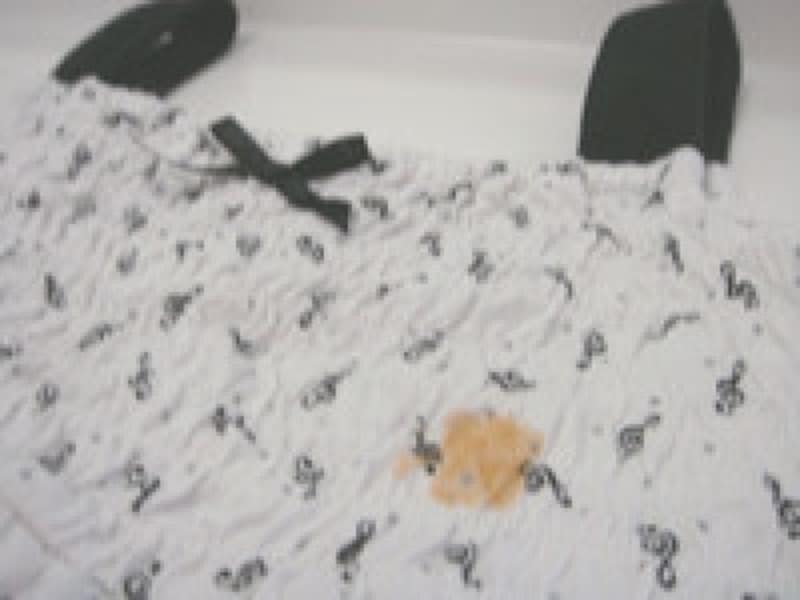 ケチャップなどのしみの落とし方