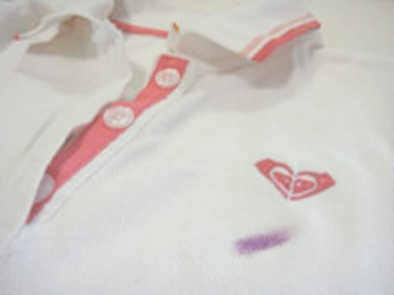 台所用洗剤でクレヨンのしみを洗濯