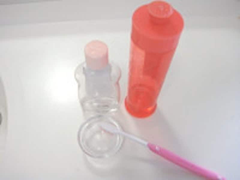 台所用洗剤でクレヨンのしみを洗濯