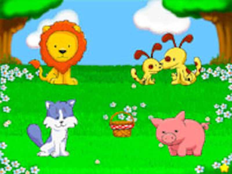 かごのあかちゃんの画面イメージ