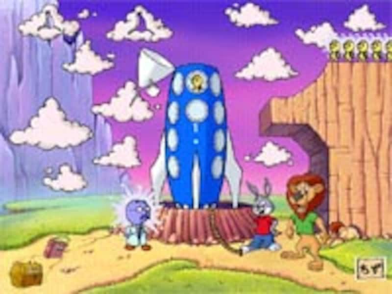 ロケット算数の画面イメージ