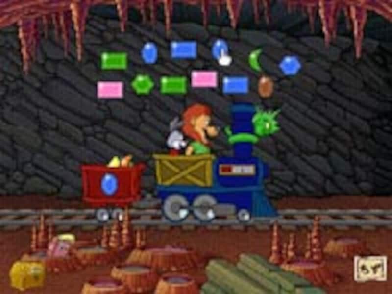 キラキラ石集めの画面イメージ