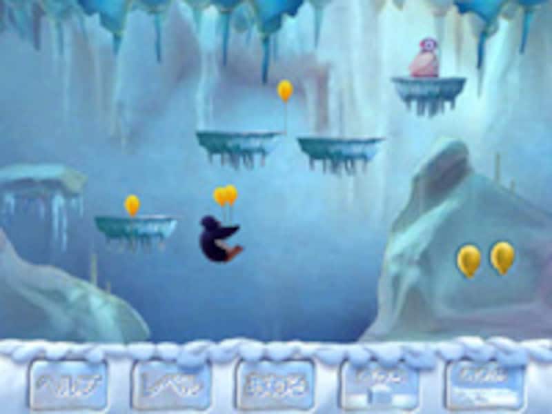 ふうせんでピンガをたすけようの画面イメージ