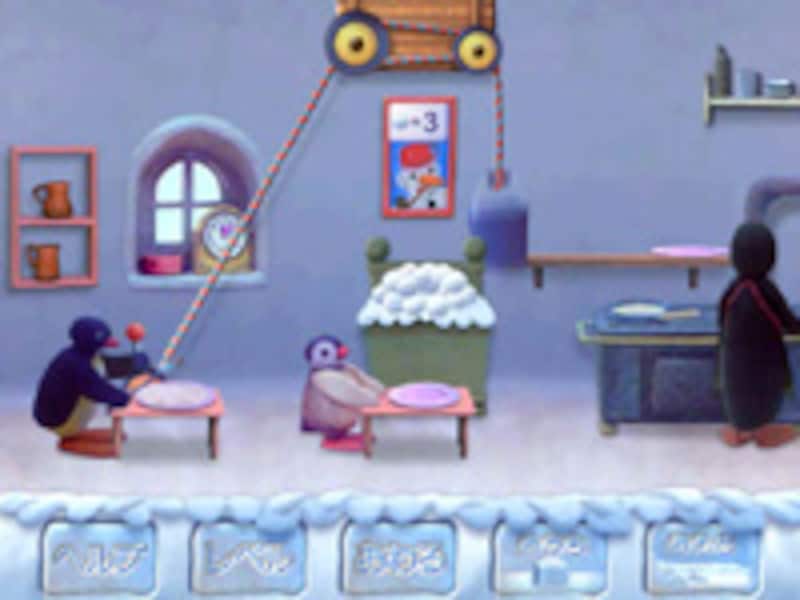 ピングーのパンケーキの画面イメージ