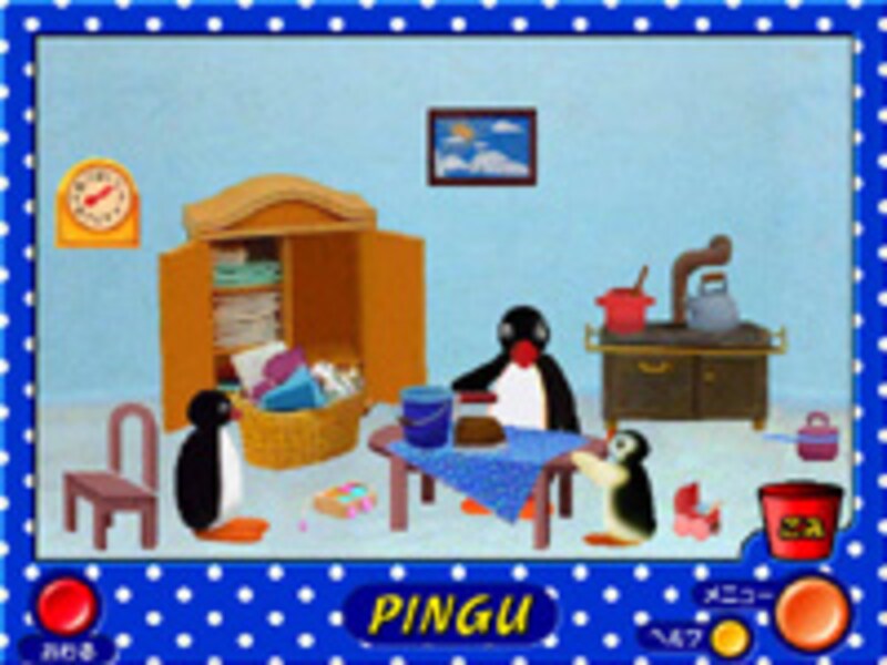 ピングーのめいろの画面イメージ