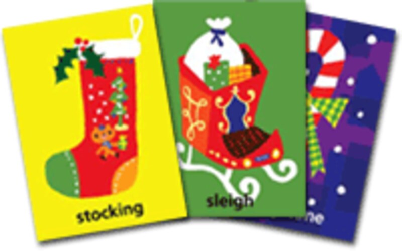 「クリスマス」カードの一部