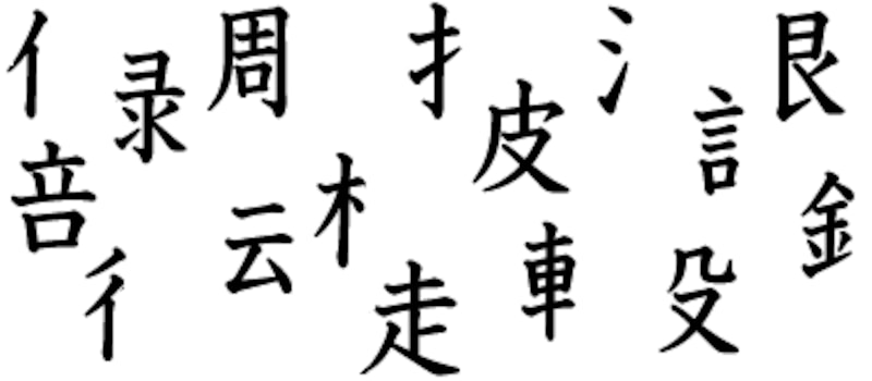 漢字練習プリント 小学3年生4年生　　無料漢字練習プリントで「へん」「つくり」などを理解しながら学習