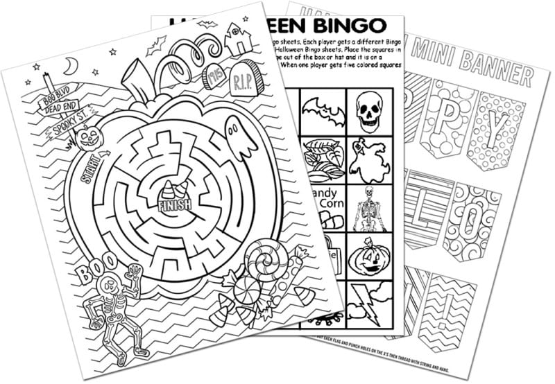 ハロウィンぬりえ crayola.com