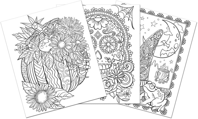 ハロウィンぬりえ crayola.com